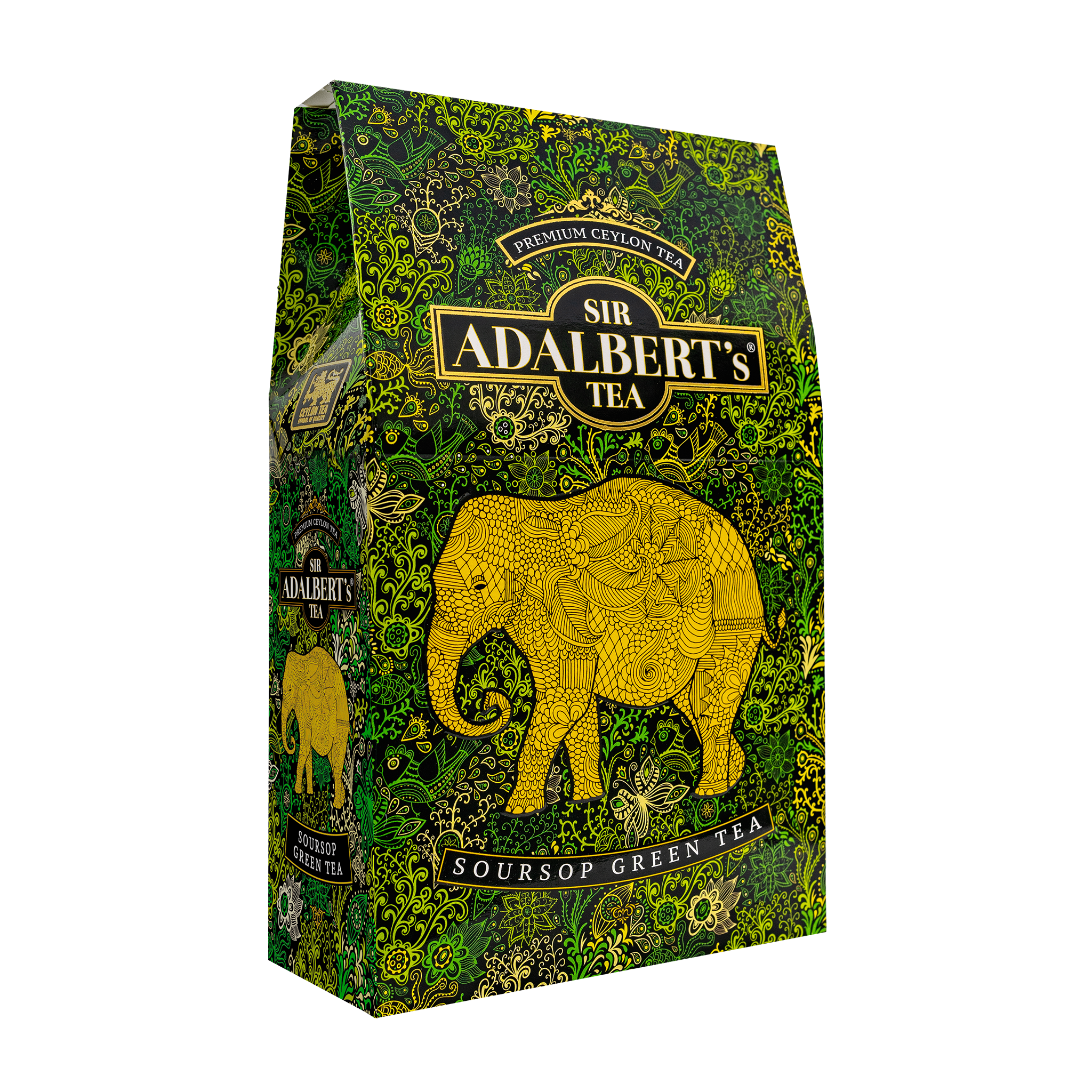 Adalbert's Tea SOURSOP GREEN TEA - liściasta 100g pouch