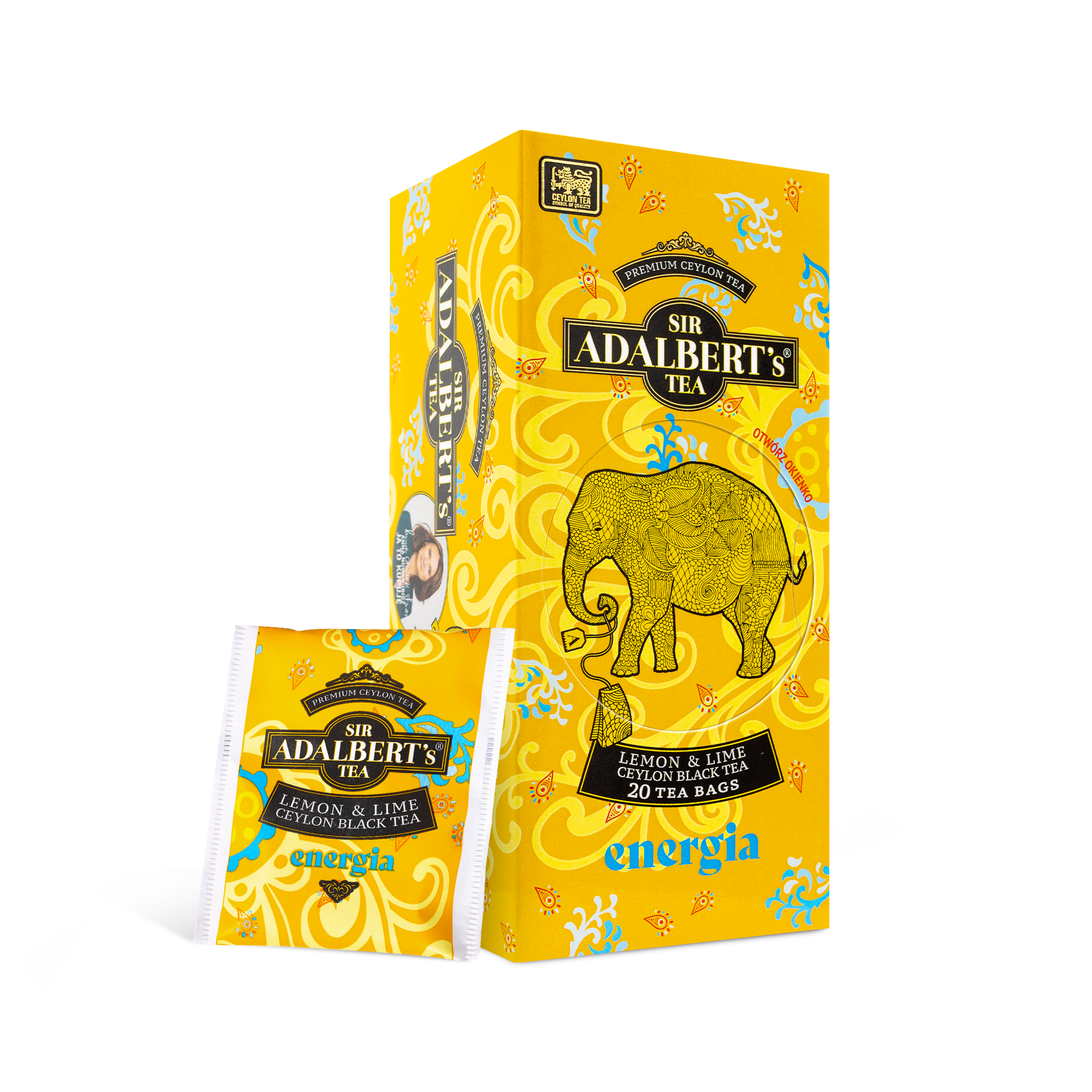 Adalbert's Tea Lemon & Lime ENERGIA - saszetki 40g