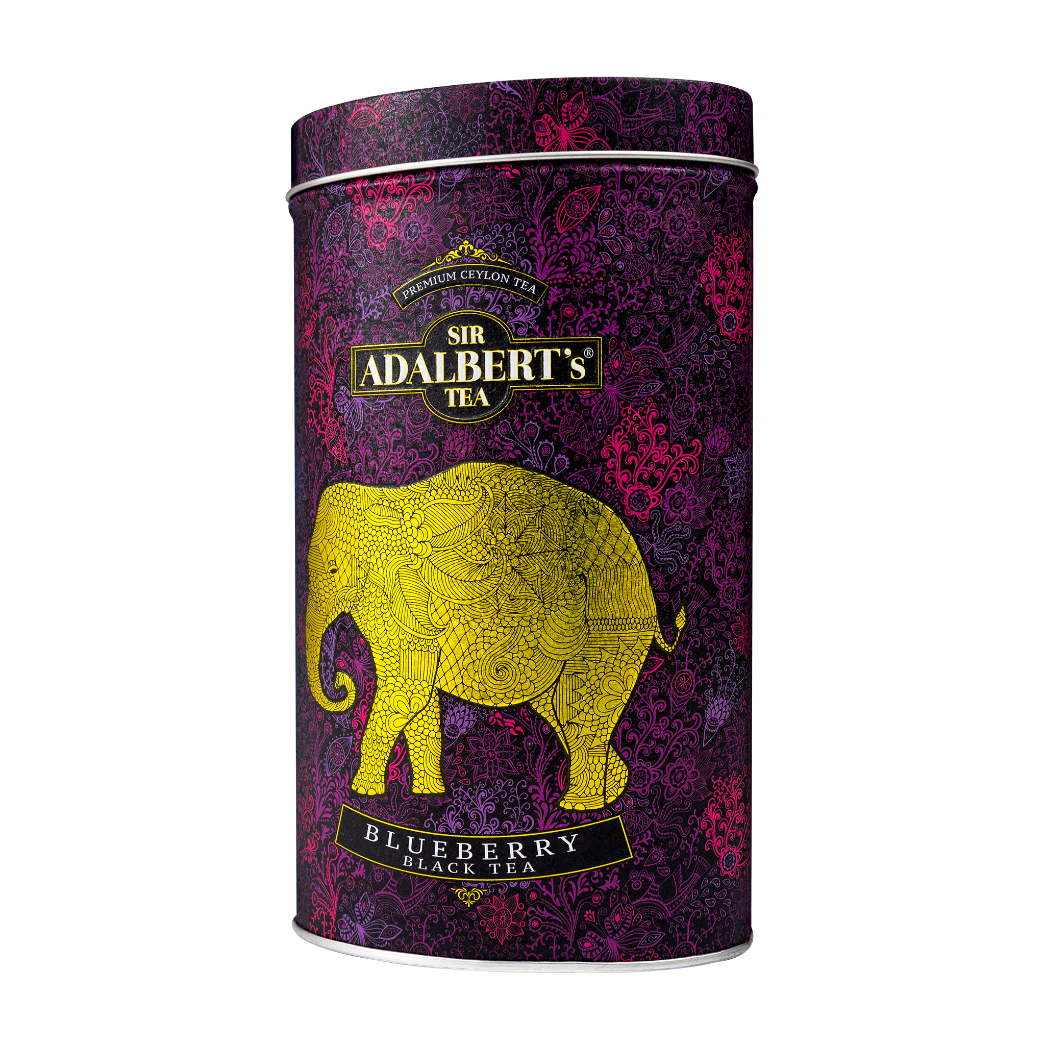 Adalbert's Tea BLUEBERRY - leaf 110g in a can