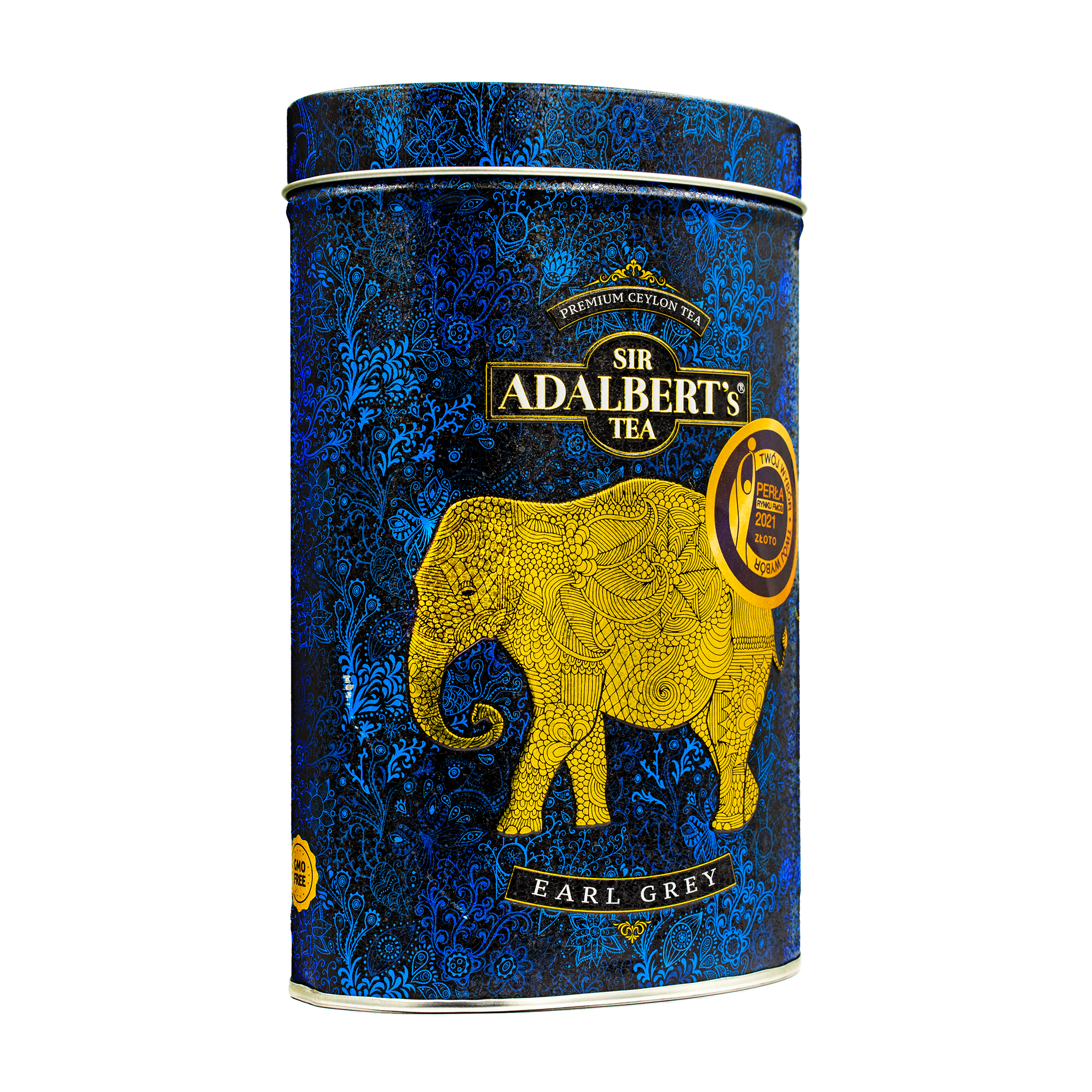 Adalbert's Tea EARL GREY - Liściasta 110g w puszce - Sir Adalbert's Tea persp