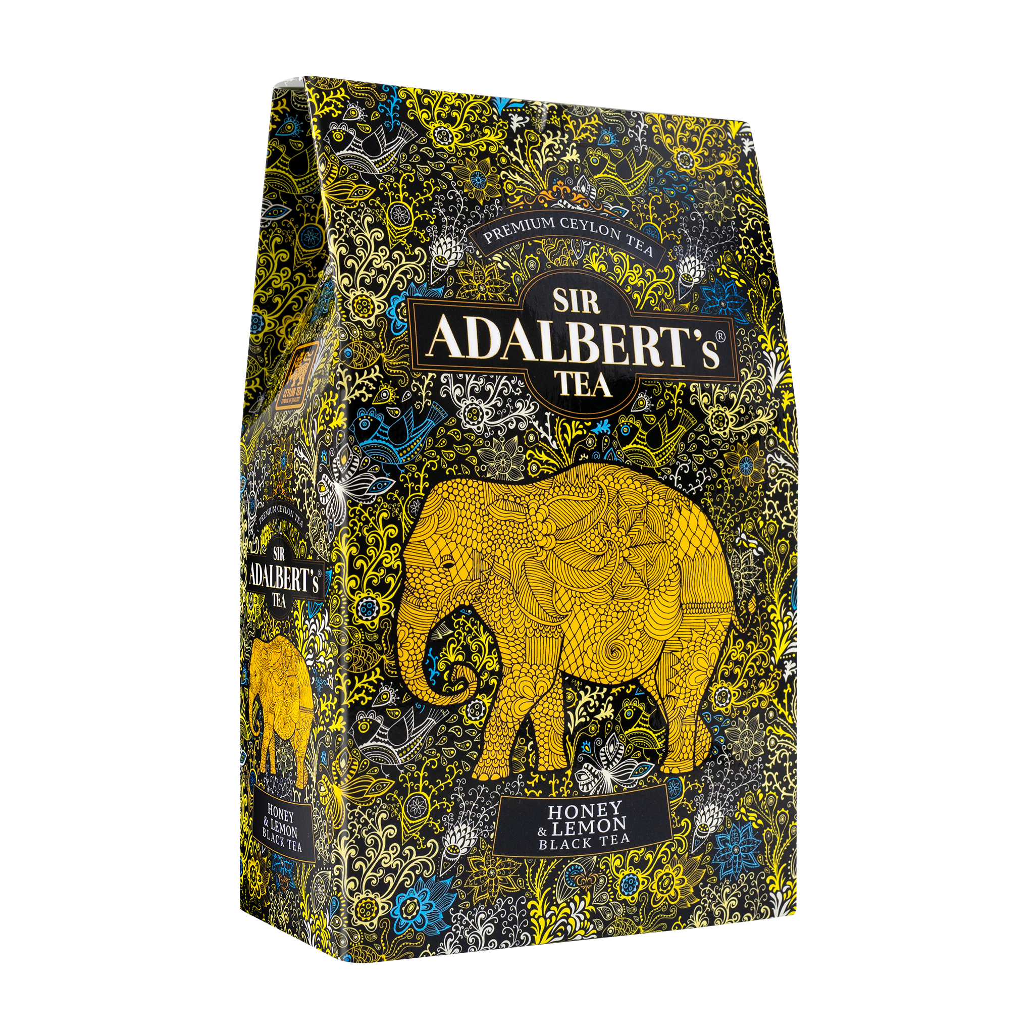 Adalbert's Tea HONEY &amp; LEMON BLACK TEA - leaf 80g pouch